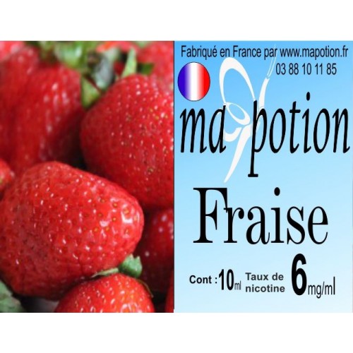 E-Liquide Fruit Fraise, Eliquide Français, recharge liquide pour cigarette électronique, Ecig