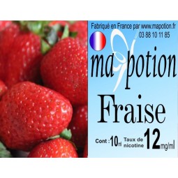 E-Liquide Fruit Fraise, Eliquide Français, recharge liquide pour cigarette électronique, Ecig