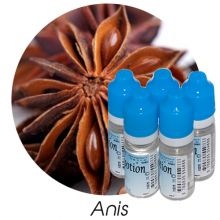 Lot de 5 E-Liquide Fruit Anis, Eliquide Français Ma Potion, recharge liquide cigarette électronique. Sans nicotine ni tabac