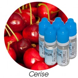 Lot de 5 E-Liquide Fruit Cerise, Eliquide Français Ma Potion, recharge liquide cigarette électronique. Sans nicotine ni tabac