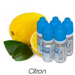 Lot de 5 E-Liquide Fruit Citron, Eliquide Français Ma Potion, recharge liquide cigarette électronique. Sans nicotine ni tabac