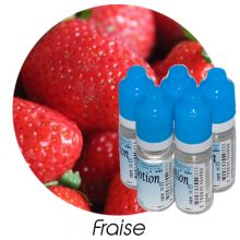 Lot de 5 E-Liquide Fruit Fraise, Eliquide Français Ma Potion, recharge liquide cigarette électronique. Sans nicotine ni tabac