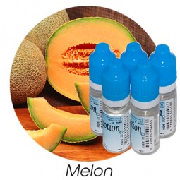 Lot de 5 E-Liquide Fruit Melon, Eliquide Français Ma Potion, recharge liquide cigarette électronique. Sans nicotine ni tabac