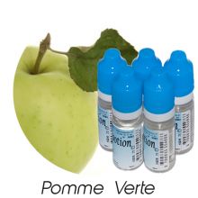 Lot de 5 E-Liquide Fruit Pomme Verte, Eliquide Français Ma Potion, recharge cigarette électronique. Sans nicotine ni tabac