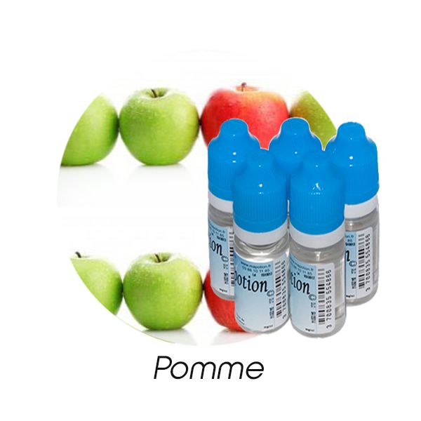 Lot de 5 E-Liquide Fruit Pomme, Eliquide Français Ma Potion, recharge liquide cigarette électronique. Sans nicotine ni tabac