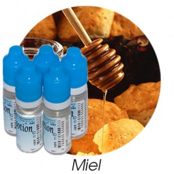Lot de 5 E-Liquide Miel, Eliquide Français Ma Potion, recharge liquide cigarette électronique. Sans nicotine ni tabac