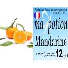 E-Liquide Fruit Mandarine, Eliquide Français, recharge liquide pour cigarette électronique, Ecig