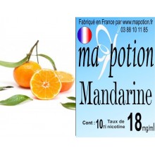 E-Liquide Fruit Mandarine, Eliquide Français, recharge liquide pour cigarette électronique, Ecig