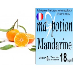 E-Liquide Fruit Mandarine, Eliquide Français, recharge liquide pour cigarette électronique, Ecig