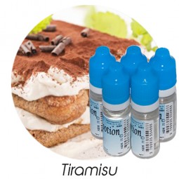 Lot de 5 E-Liquide Tiramisu, Eliquide Français Ma Potion, recharge liquide cigarette électronique. Sans nicotine ni tabac