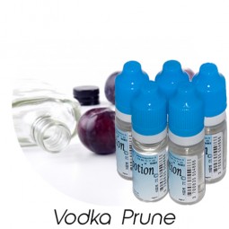 Lot de 5 E-Liquide Vodka Prune, Eliquide Français Ma Potion, recharge liquide cigarette électronique. Sans nicotine ni tabac