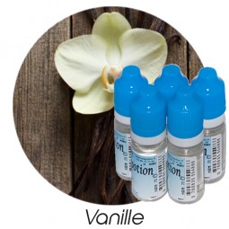 Lot de 5 E-Liquide Vanille Française, Eliquide Français Ma Potion, recharge liquide cigarette électronique Sans nicotine ni t