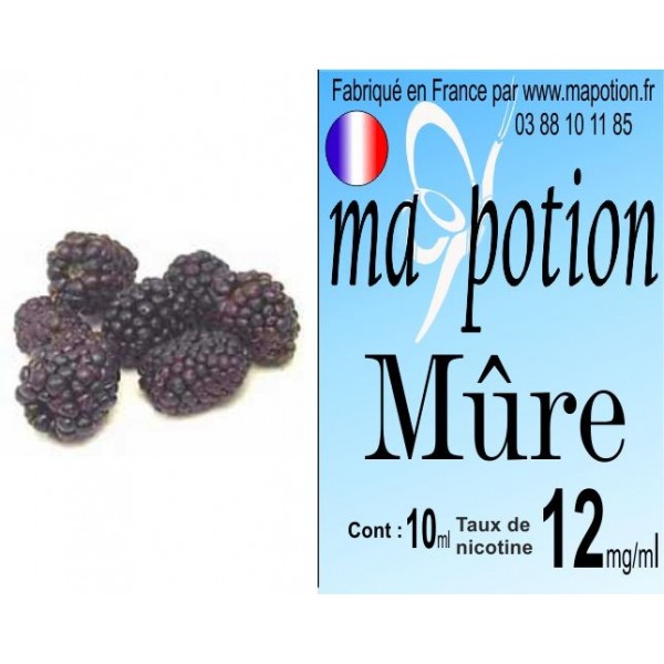 E-Liquide Fruit Mure, Eliquide Français, recharge liquide pour cigarette électronique, Ecig