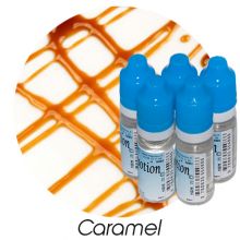 Lot de 5 E-Liquide Caramel, Eliquide Français Ma Potion, recharge liquide cigarette électronique. Sans nicotine ni tabac