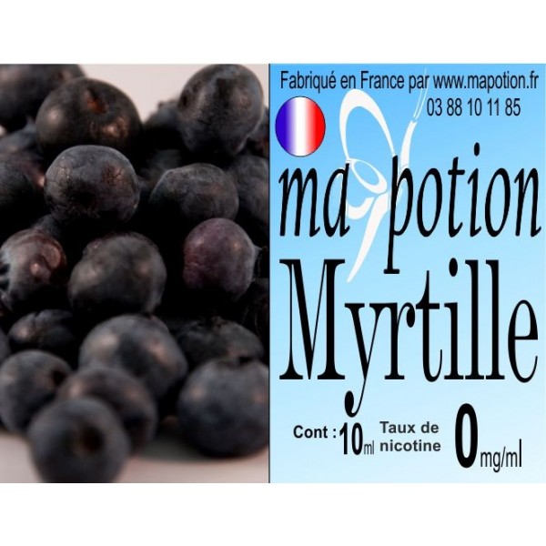 E-Liquide Fruit Myrtille, Eliquide Français, recharge liquide pour cigarette électronique, Ecig