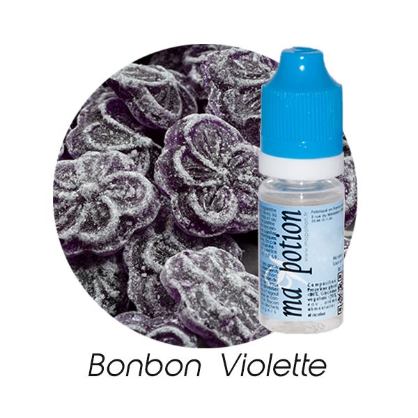 E-Liquide Bonbon Violette, Eliquide Français, recharge liquide pour cigarette électronique, Ecig