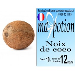 E-Liquide Fruit Noix de coco, Eliquide Français, recharge liquide pour cigarette électronique, Ecig