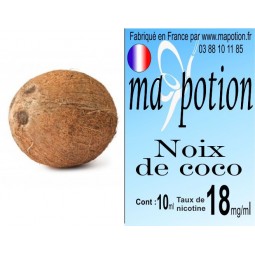 E-Liquide Fruit Noix de coco, Eliquide Français, recharge liquide pour cigarette électronique, Ecig
