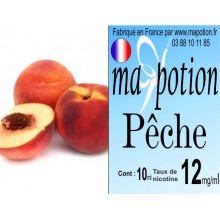 E-Liquide Fruit Pêche, Eliquide Français, recharge liquide pour cigarette électronique, Ecig