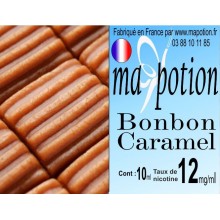 E-Liquide Saveur Bonbon Caramel, Eliquide Français, recharge liquide pour cigarette électronique, Ecig