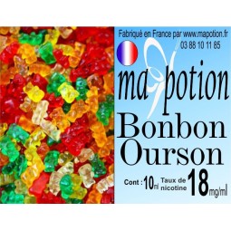 E-Liquide Saveur Bonbon ourson, Eliquide Français, recharge liquide pour cigarette électronique, Ecig