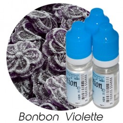Lot de 3 E-Liquide Bonbon Violette, Eliquide Français Ma Potion, recharge liquide cigarette électronique. Sans nicotine 