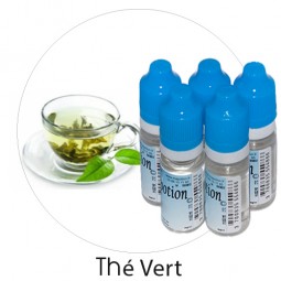 Lot de 5 E-Liquide Thé Vert, Eliquide Français Ma Potion, recharge liquide cigarette électronique, Ecig Sans nicotine ni 