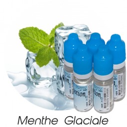 Lot de 5 E-Liquide Menthe Glaciale, Eliquide Français Ma Potion, recharge liquide cigarette électronique, Ecig Sans nicotine ni 