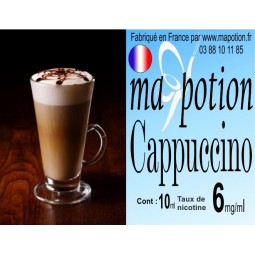 E-Liquide Saveur Cappuccino, Eliquide Français, recharge liquide pour cigarette électronique, Ecig