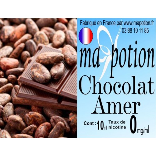 E-Liquide Saveur Chocolat Amer, Eliquide Français, recharge liquide pour cigarette électronique, Ecig