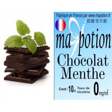 E-Liquide Saveur Chocolat Menthe, Eliquide Français, recharge liquide pour cigarette électronique, Ecig
