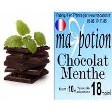 E-Liquide Saveur Chocolat Menthe, Eliquide Français, recharge liquide pour cigarette électronique, Ecig