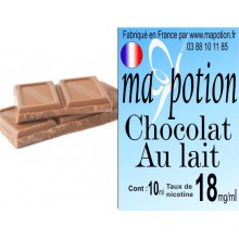 E-Liquide Saveur Chocolat au Lait, Eliquide Français, recharge liquide pour cigarette électronique, Ecig