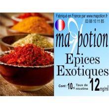 E-Liquide Saveur Epices exotiques, Eliquide Français, recharge liquide pour cigarette électronique, Ecig