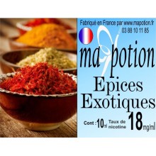 E-Liquide Saveur Epices exotiques, Eliquide Français, recharge liquide pour cigarette électronique, Ecig