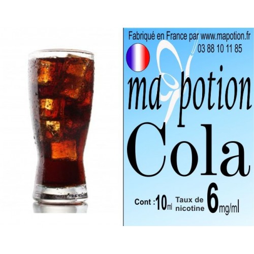 E-Liquide Saveur Cola, Eliquide Français, recharge liquide pour cigarette électronique, Ecig