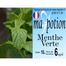 E-Liquide Saveur Menthe Verte, Eliquide Français, recharge liquide pour cigarette électronique, Ecig