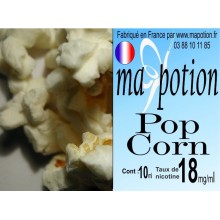 E-Liquide Saveur Pop Corn, Eliquide Français, recharge liquide pour cigarette électronique, Ecig