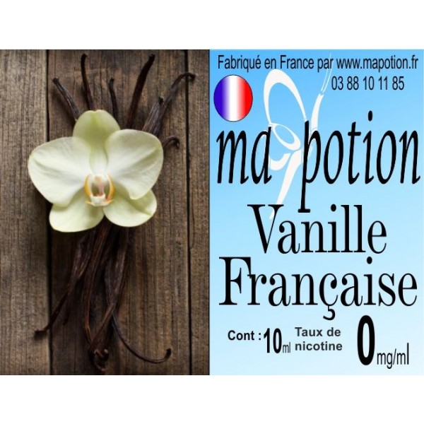 E-Liquide Saveur Vanille Française, Eliquide Français, recharge liquide pour cigarette électronique, Ecig