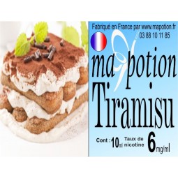 E-Liquide Saveur Tiramisu, Eliquide Français, recharge liquide pour cigarette électronique, Ecig